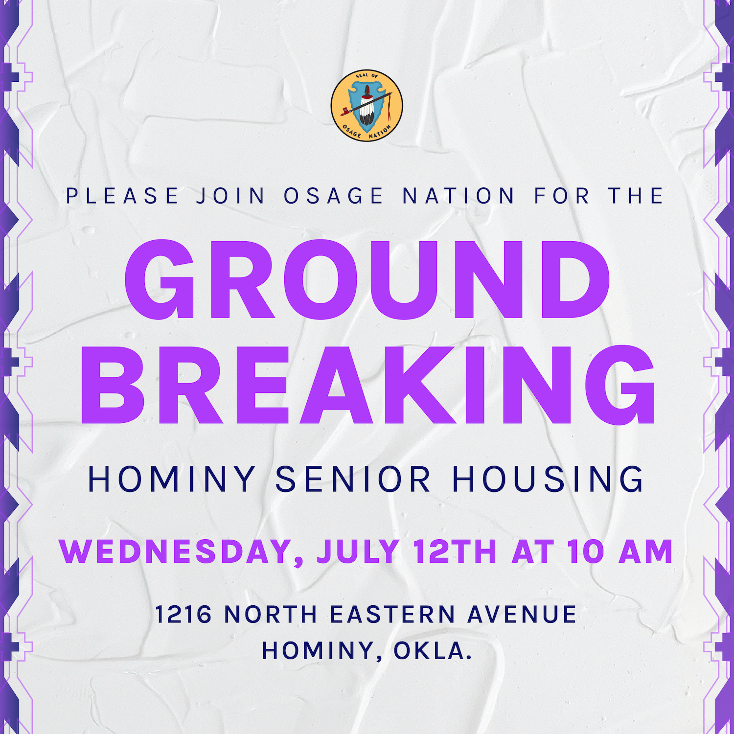 Hominy Senior Housing Groundbreaking