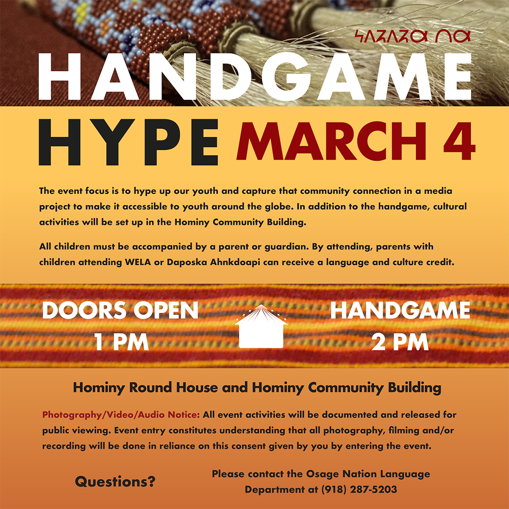 Handgame flyer
