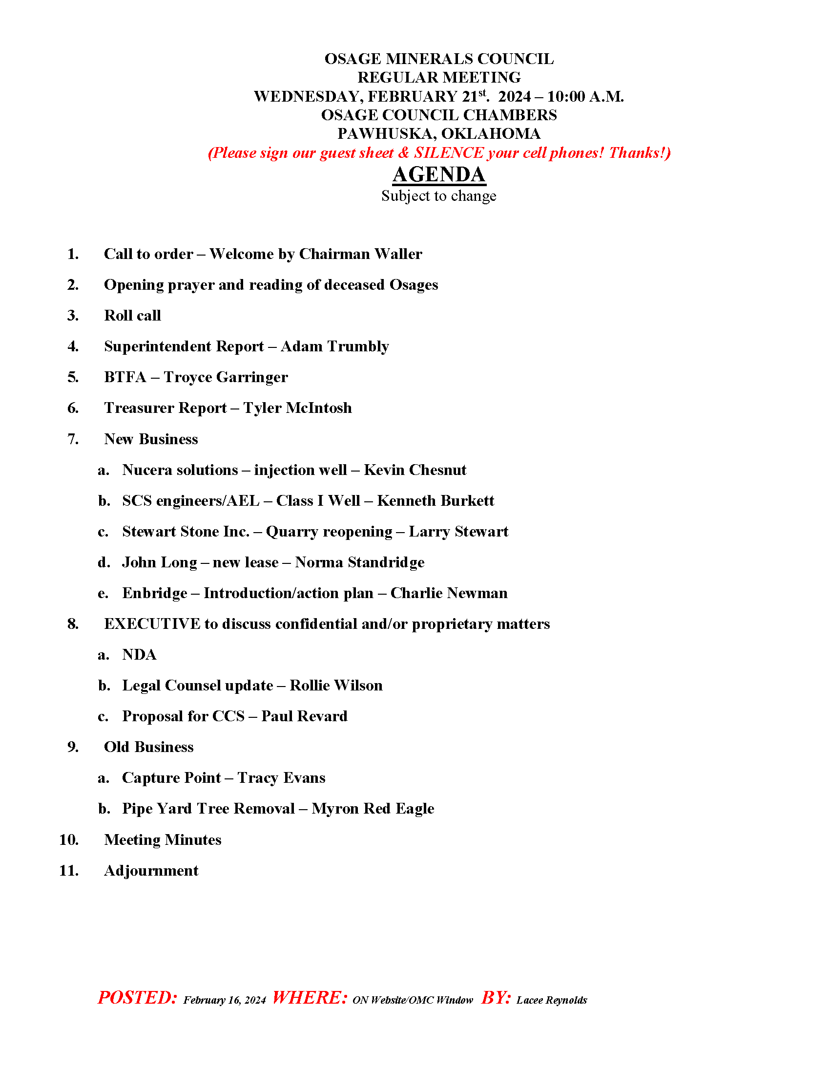 agenda image