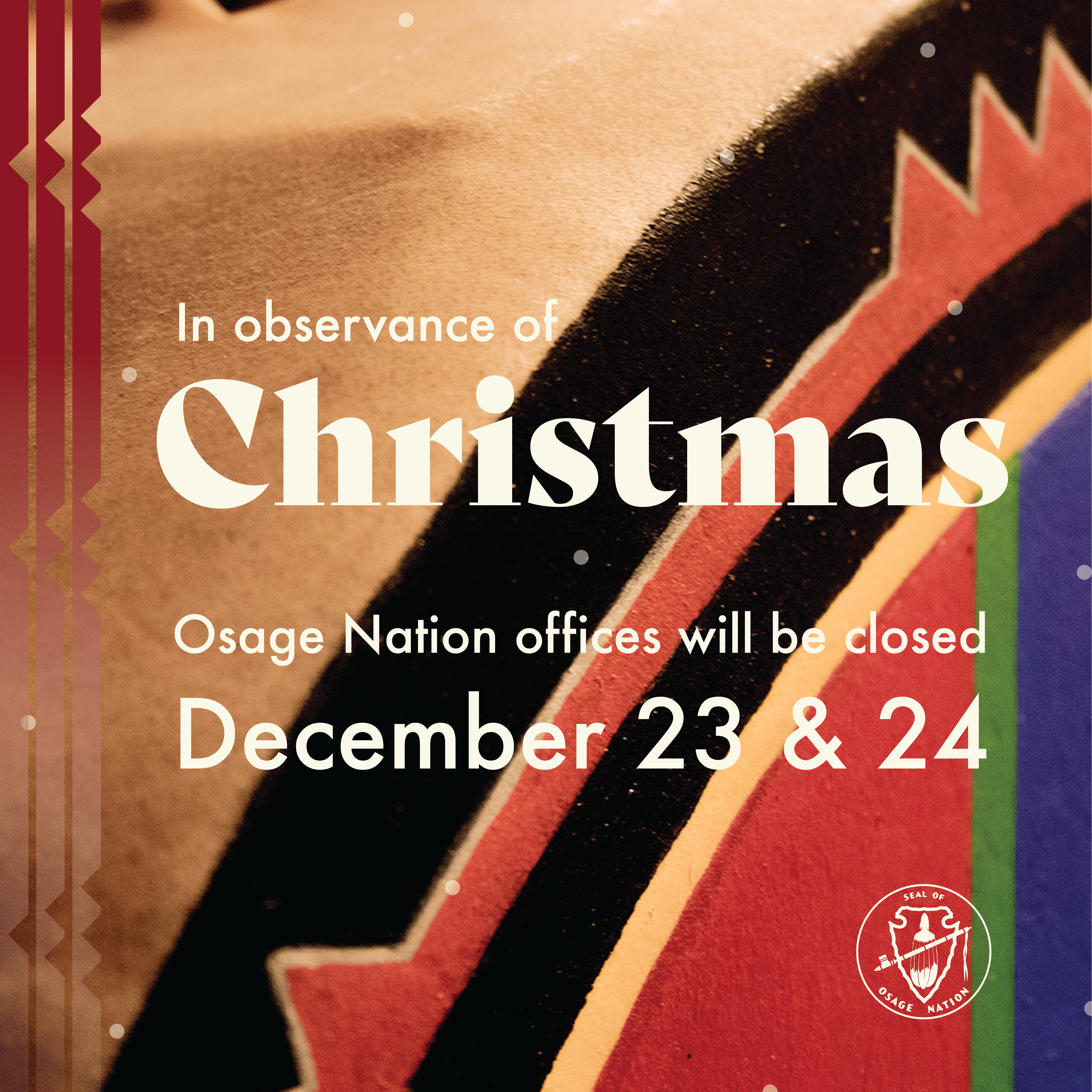 Christmas closing graphic