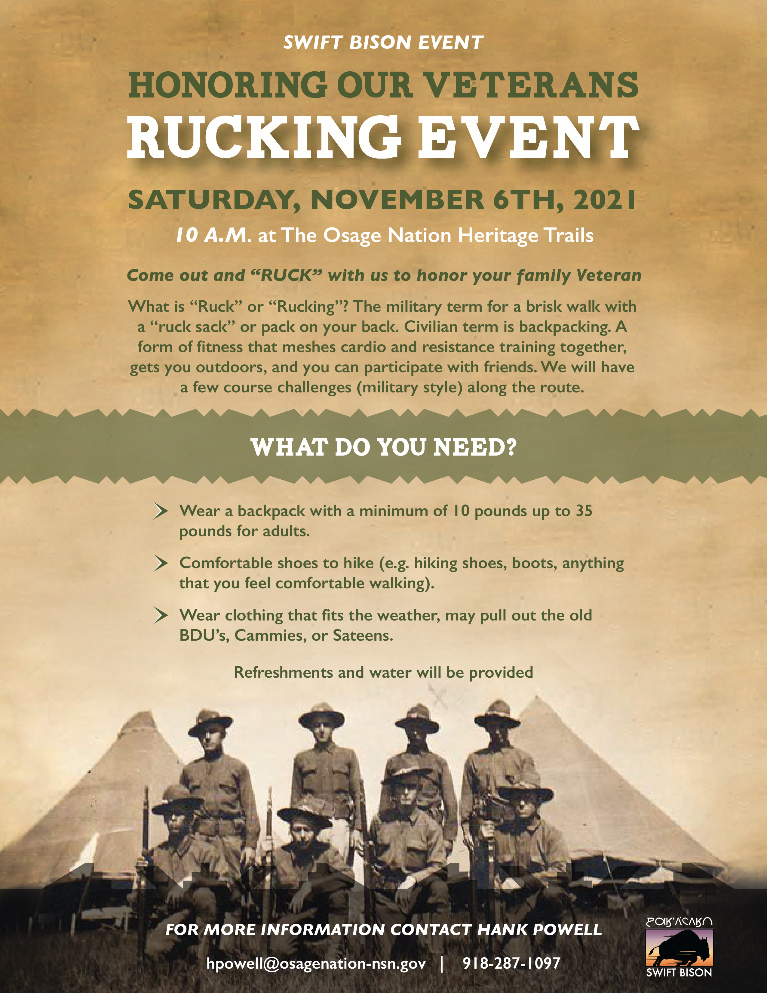 Rucking Event flyer