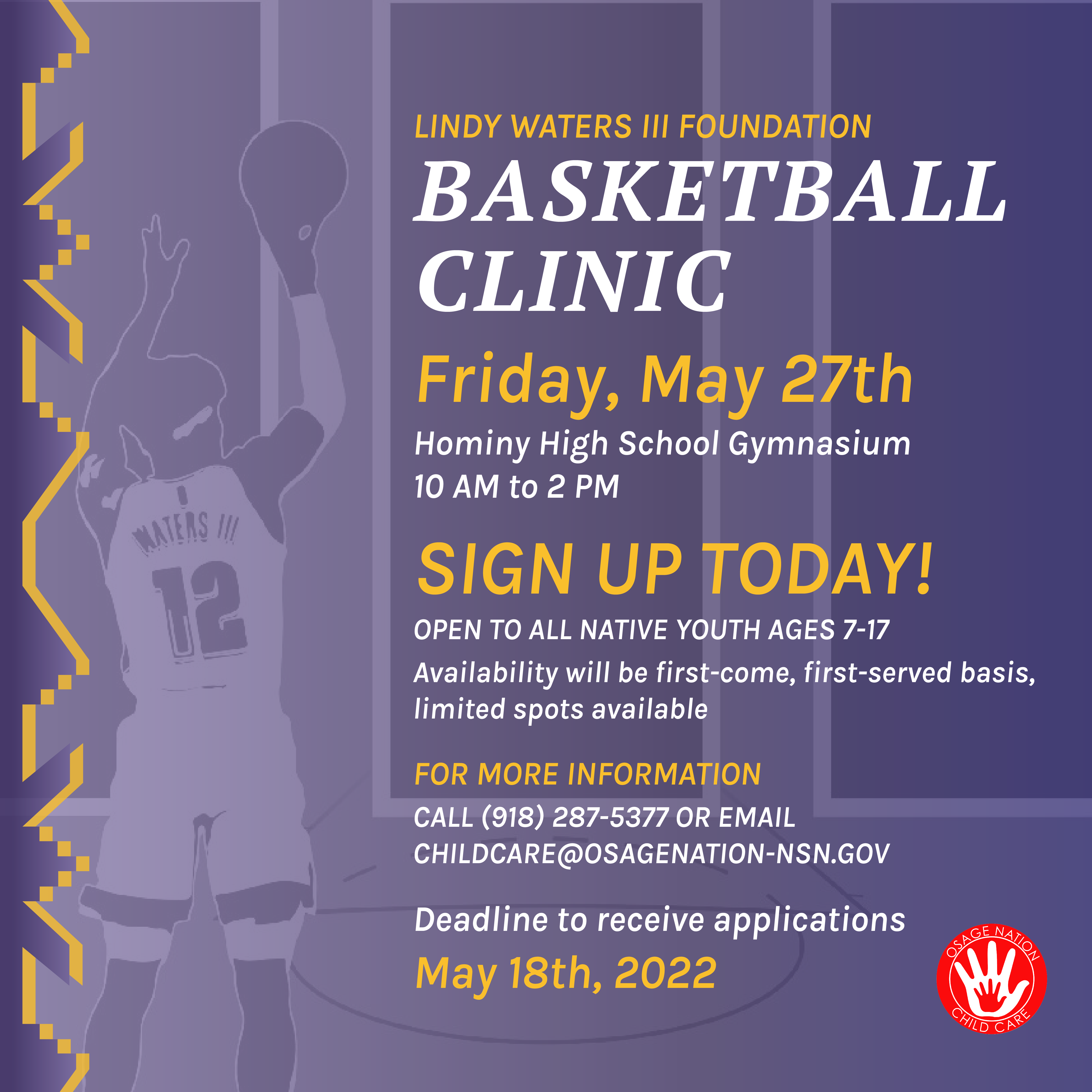 basketball clinic flyer
