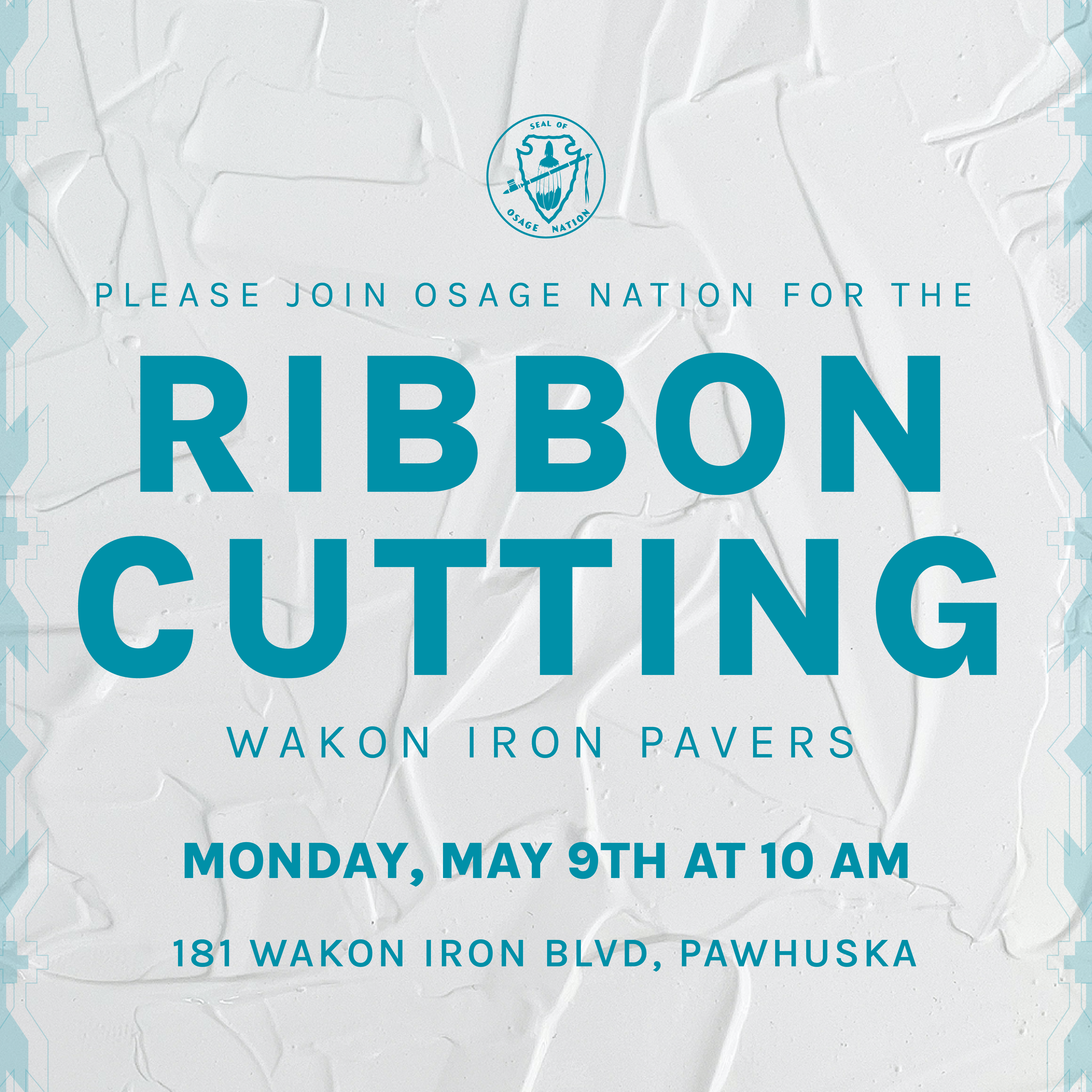 Wakon Iron Pavers Ribbon Cutting flyer