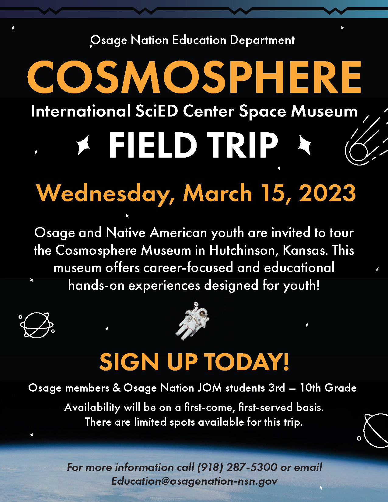 field trip flyer