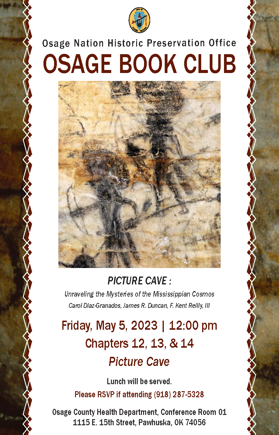 2023 May Osage Book Club flyer