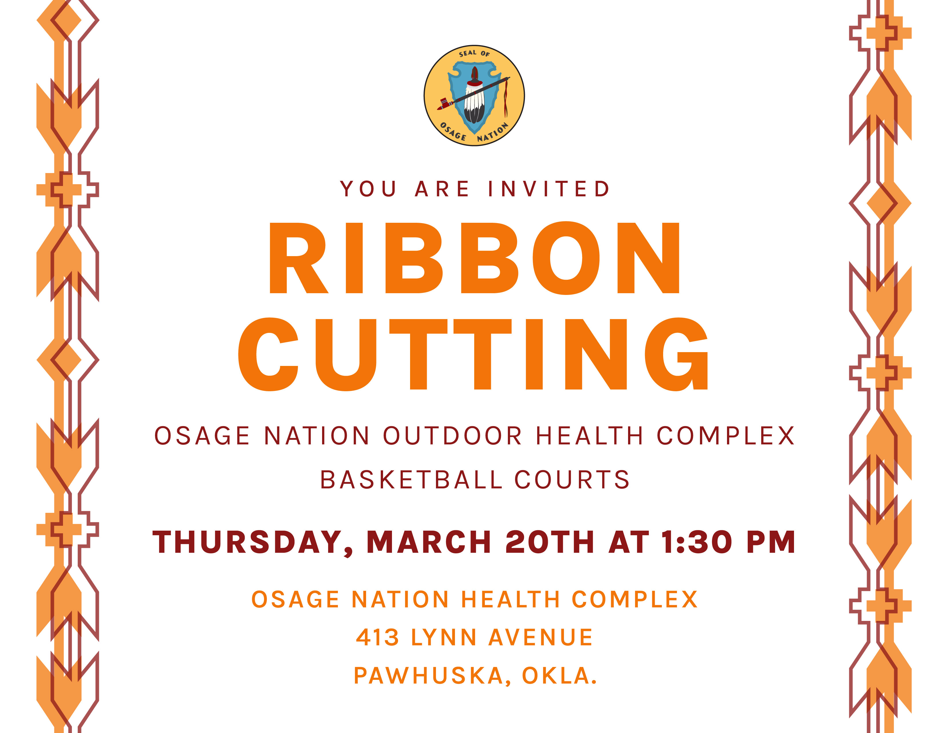 RIBBON CUTTING | Osage Nation Outdoor Health Complex Basketball Courts