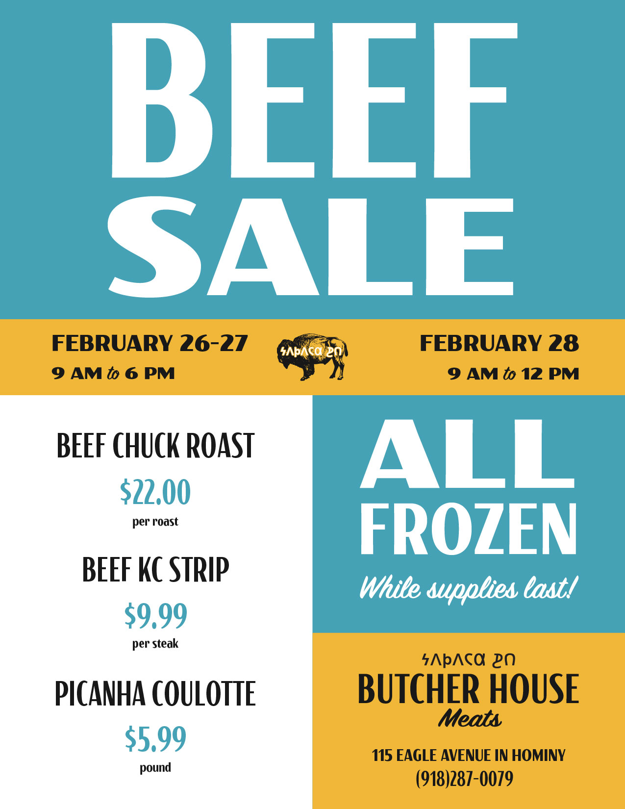 beef sale