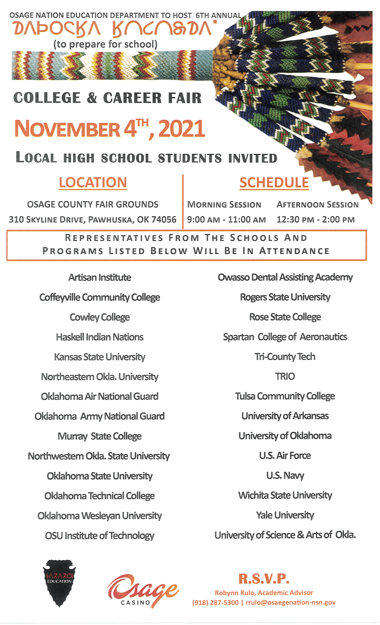 College and Career Fair Flyer