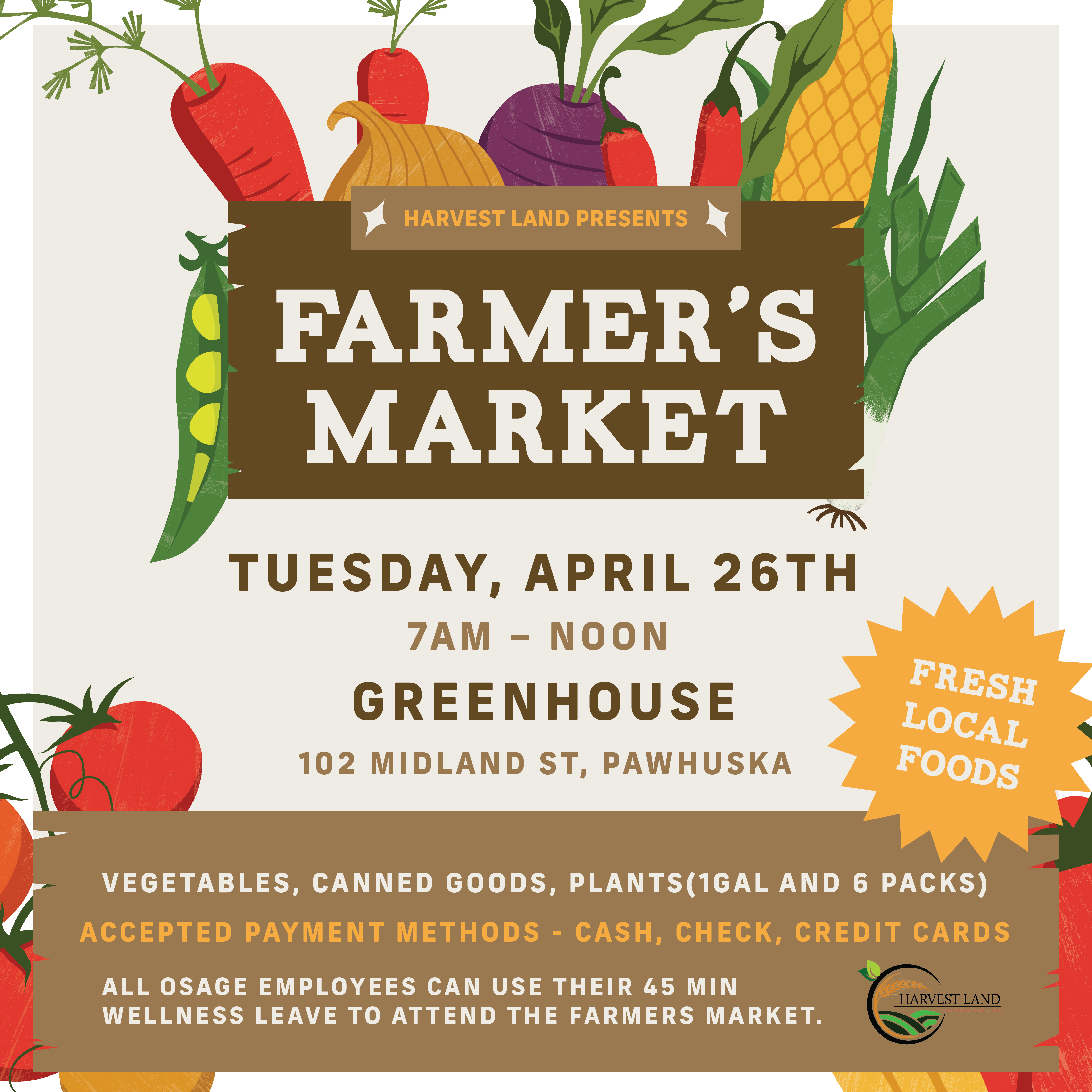 HL Farmers market flyer
