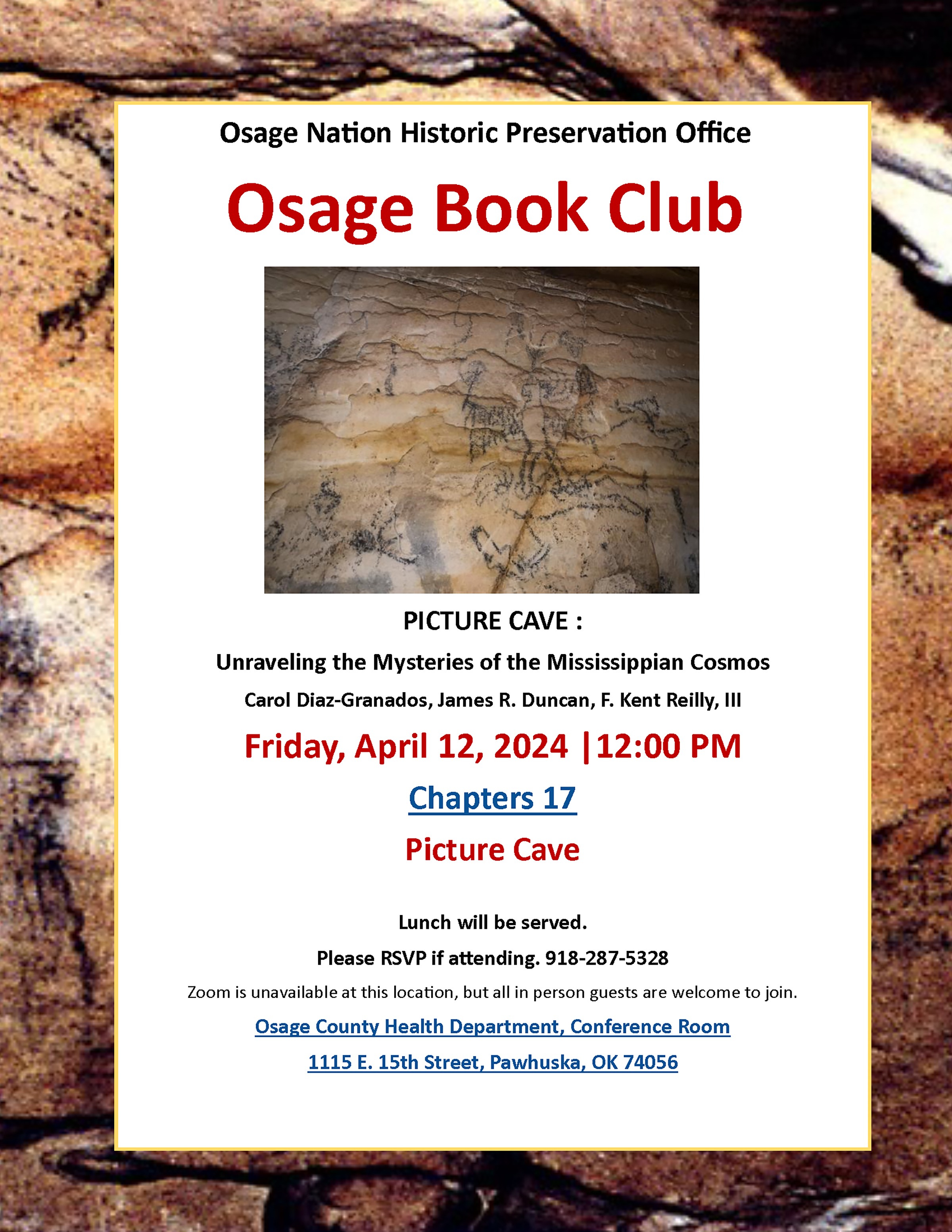 Osage Book Club flyer