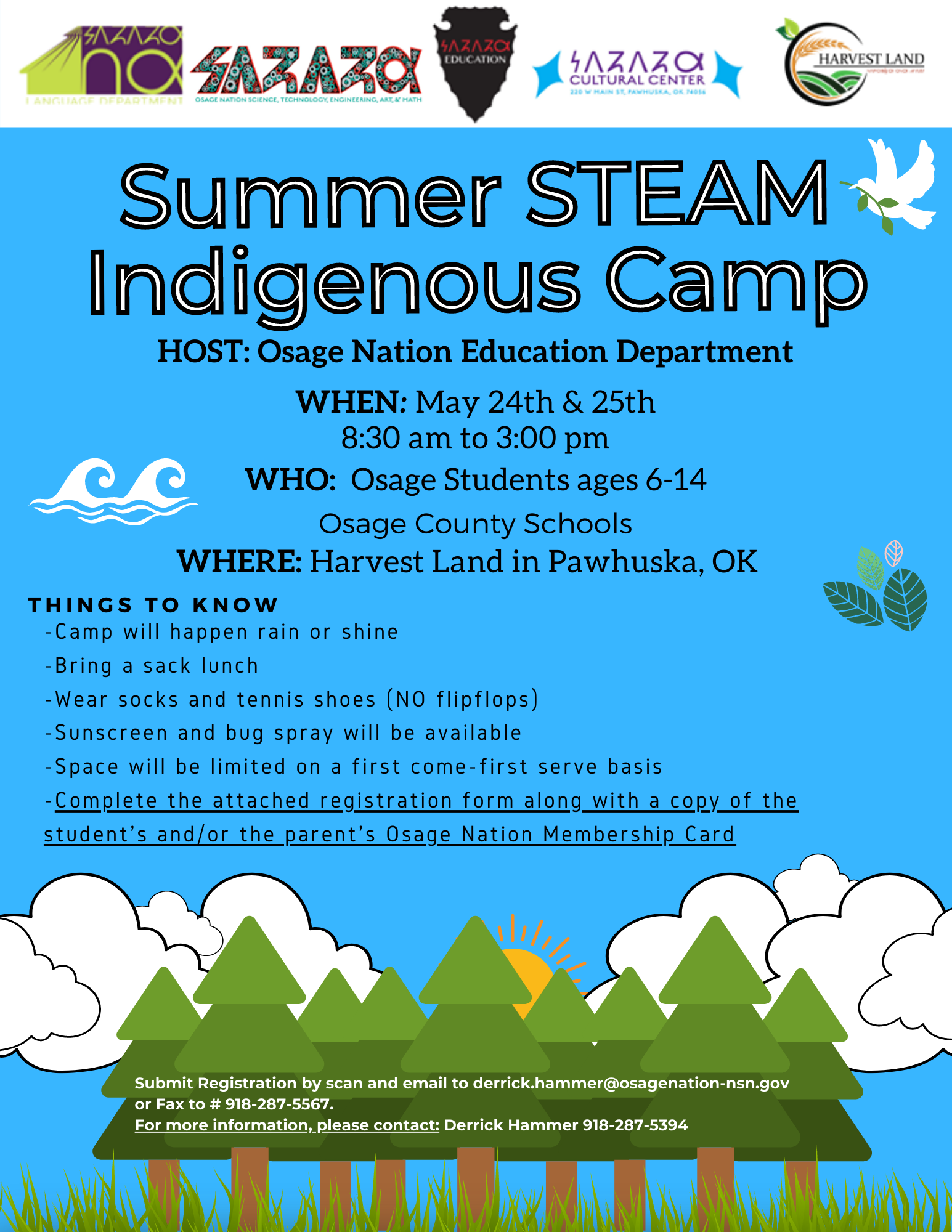 STEAM camp flyer