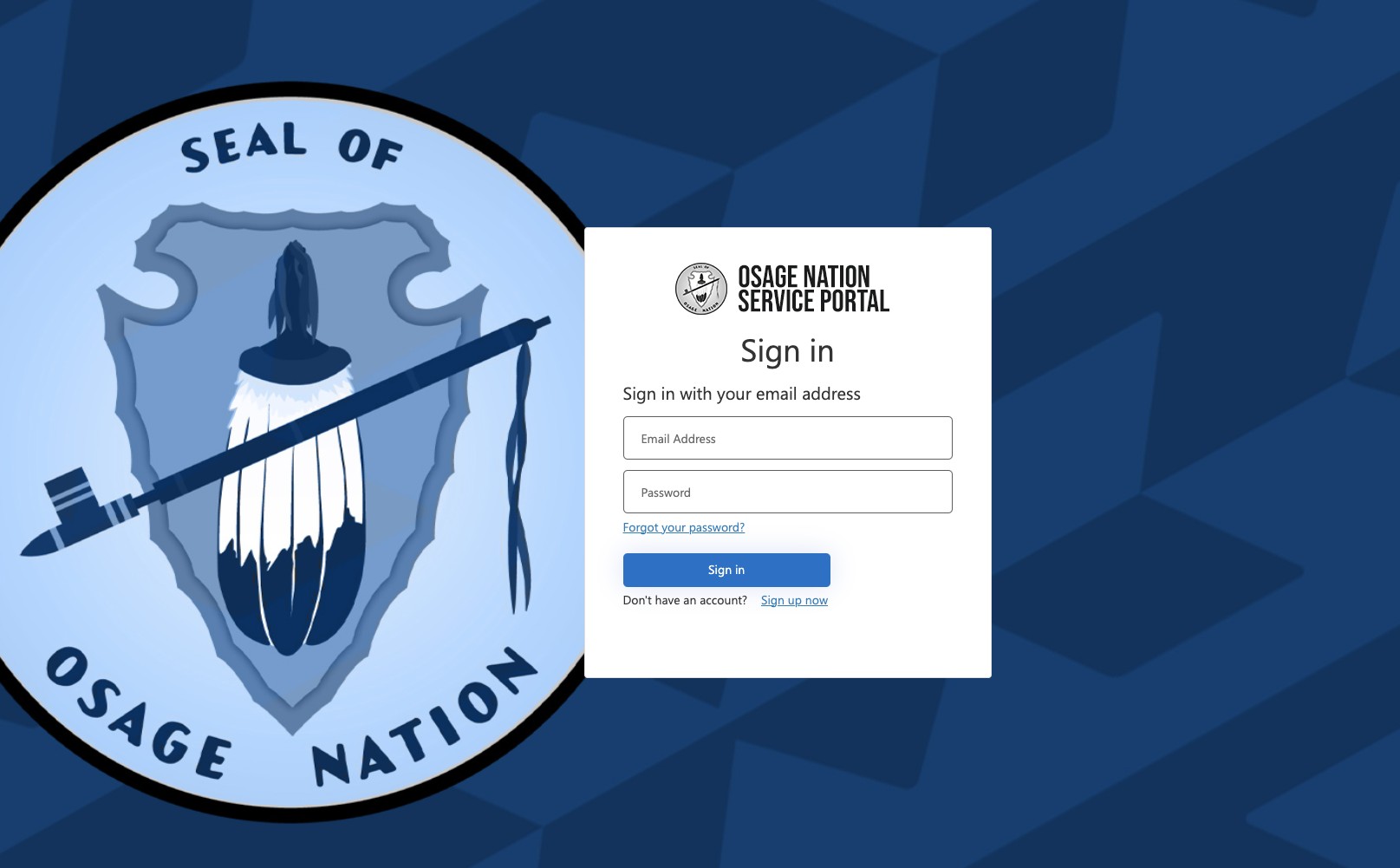 Service Portal Screenshot