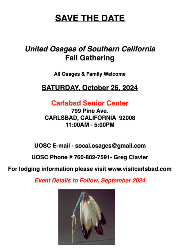 United Osages of Southern California Fall Gathering