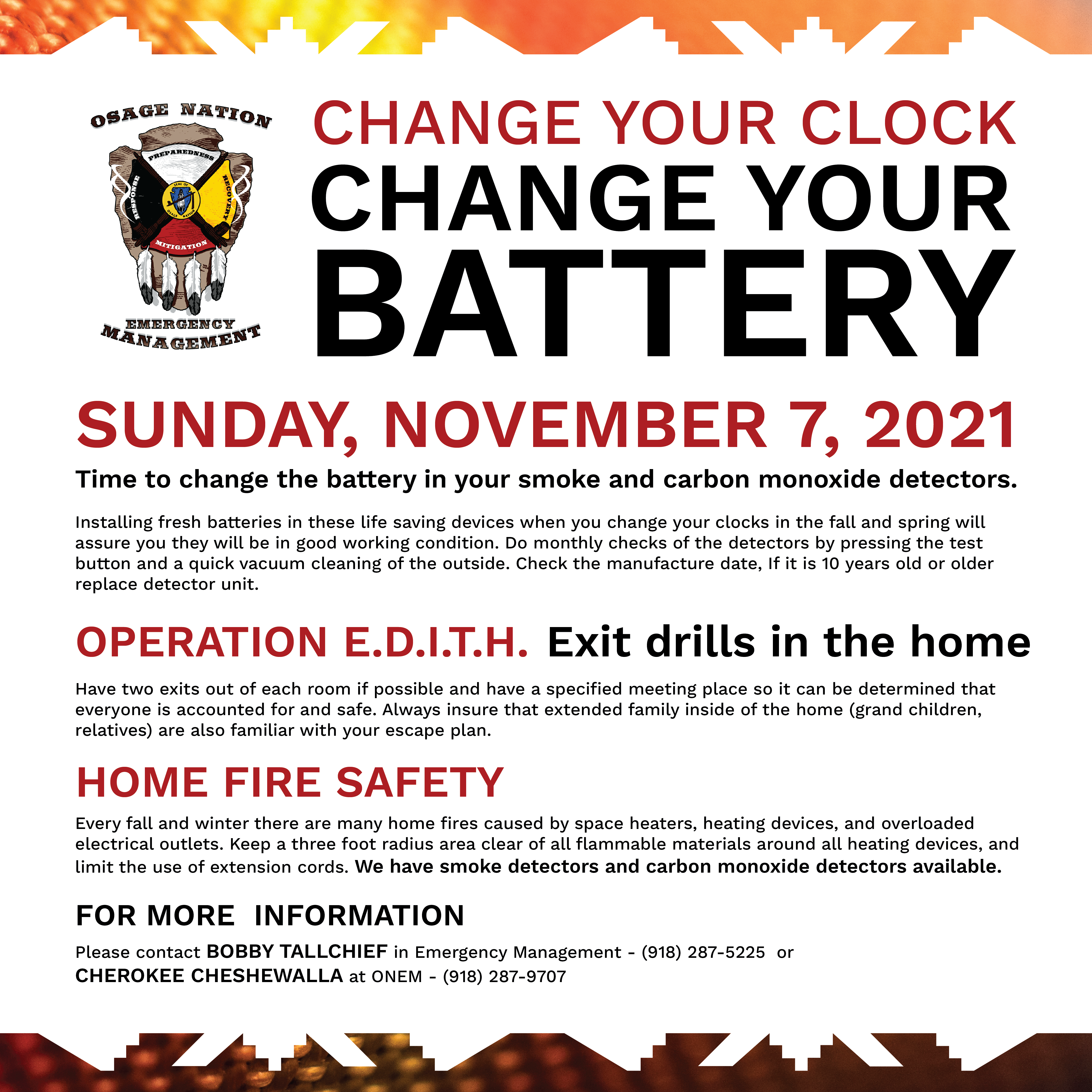 Change Your Clock flyer