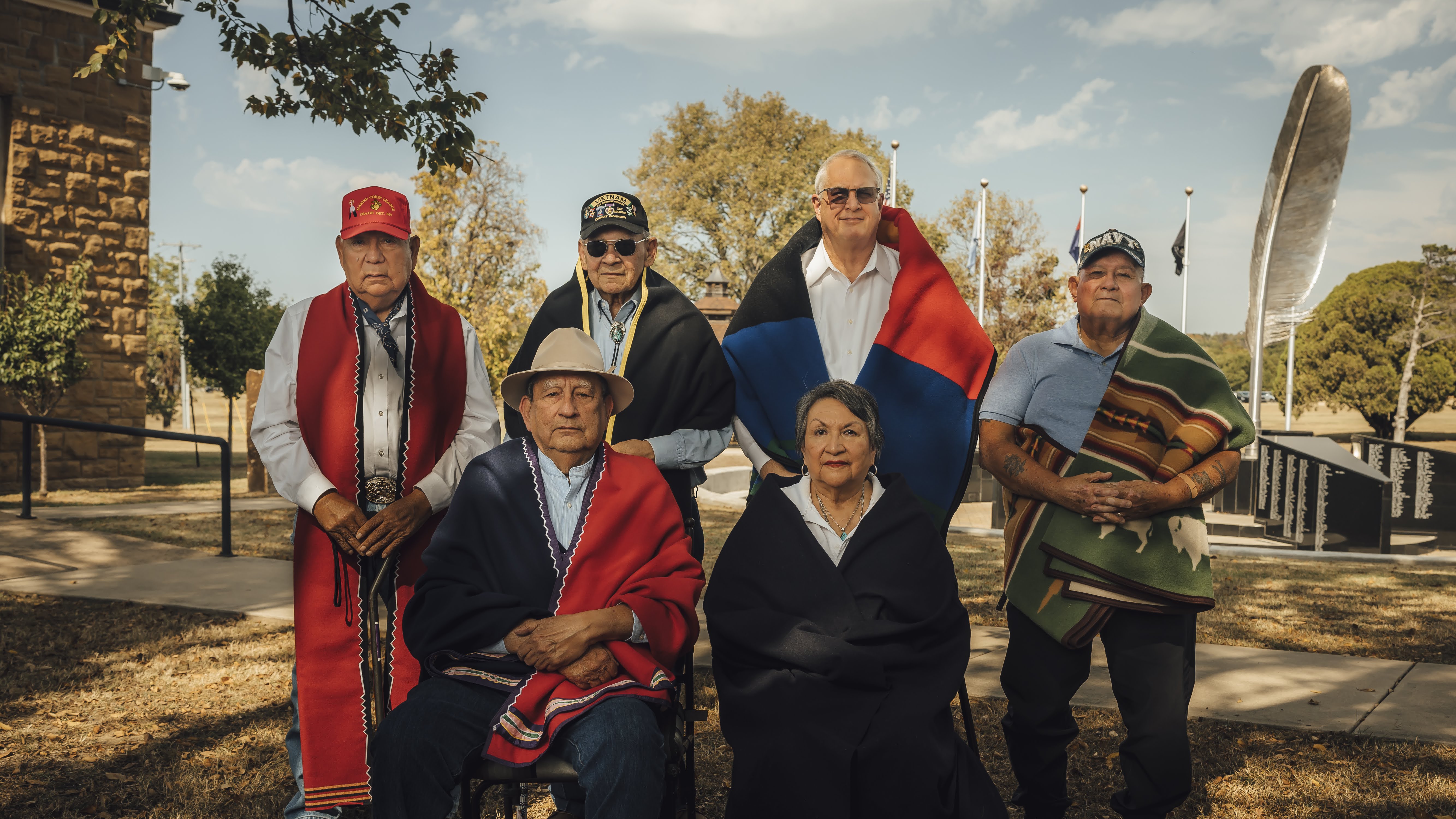 Osage Veterans Memorial Commission, 2024. Photo: Cody Hammer.