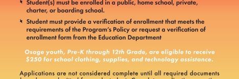 ONED 2025 School Assistance Flyer